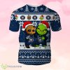 Houston Astros Baby Groot And Grinch Ugly Christmas 3D T-Shirts Product Photo 1