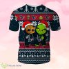 Houston Texans Baby Groot And Grinch Ugly Christmas 3D T-Shirts Product Photo 1