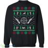 Hunting Knitting Pattern Ugly Christmas Sweatshirt - hunting-knitting-pattern-ugly-christmas-sweatshirt-1