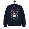 I Do It For The Ho's Santa Claus Christmas Sweatshirt - G185 Crewneck Sweatshirt-1