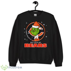 I Hate People But I Love My Bears Christmas Shirt - Unisex Crewneck Sweatshirt