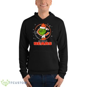 I Hate People But I Love My Bears Christmas Shirt - Unisex Fleece Pullover Hoodie
