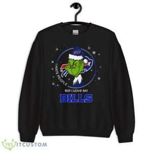 I Hate People But I Love My Bills Christmas Shirt - Unisex Crewneck Sweatshirt