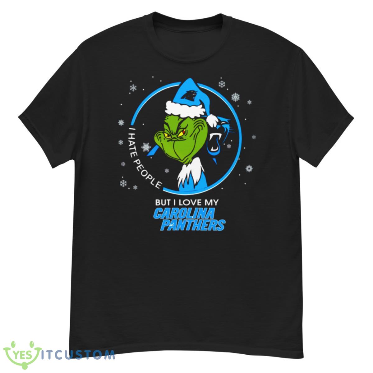 I Hate People But I Love My Carolina Panthers Christmas Shirt 6 I Hate People But I Love My Carolina Panthers Christmas Shirt - G500 Men’s Classic T-Shirt