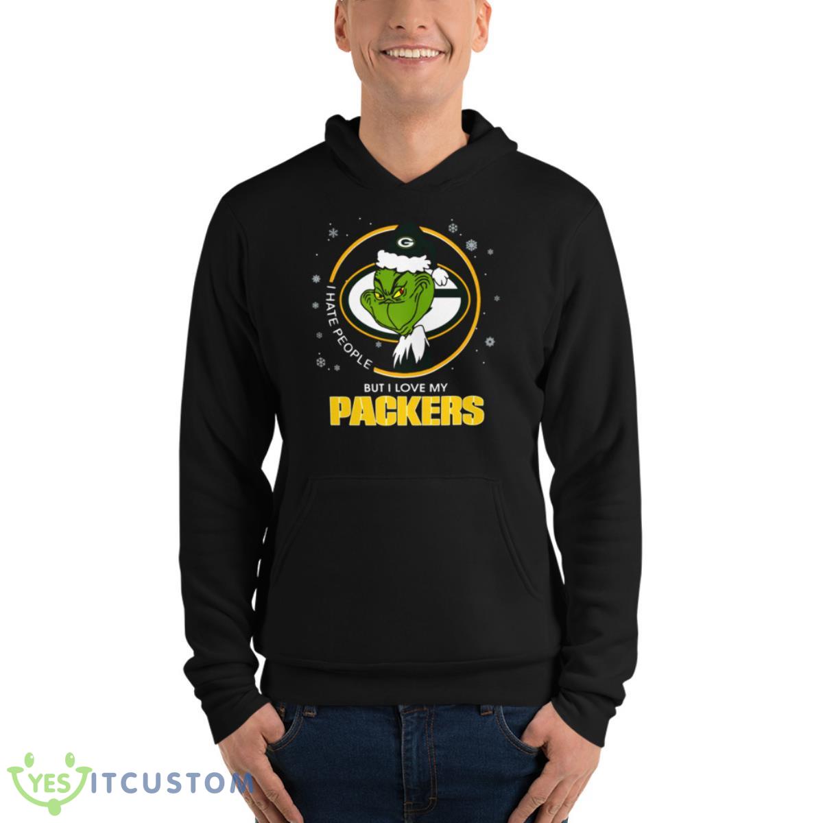I Hate People But I Love My Packers Shirt 4 I Hate People But I Love My Packers Shirt - Unisex Fleece Pullover Hoodie