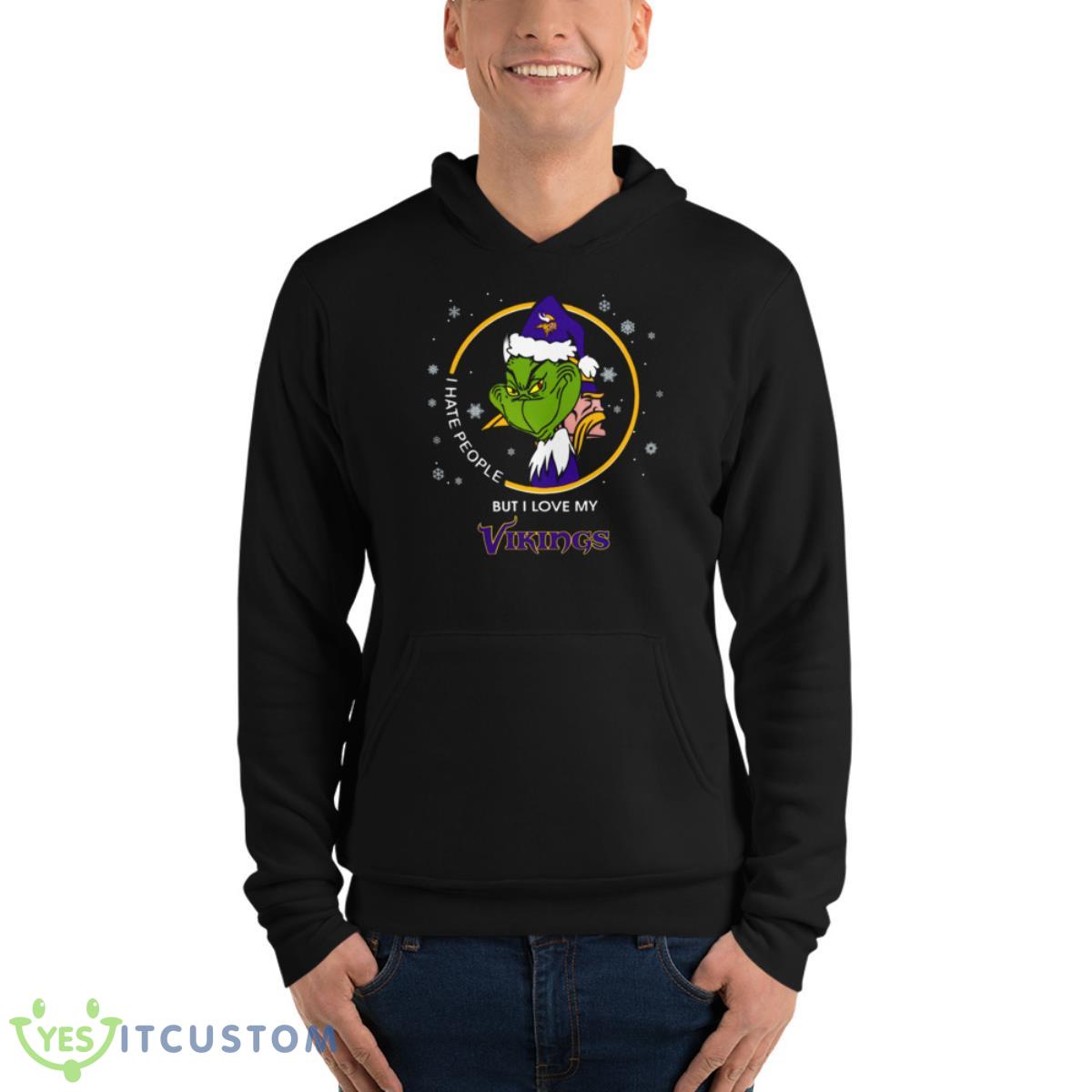 I Hate People But I Love My Vikings Shirt 7 I Hate People But I Love My Vikings Shirt - Unisex Fleece Pullover Hoodie