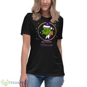 I Hate People But I Love My Vikings Shirt 11 I Hate People But I Love My Vikings Shirt - Women's Relaxed Short Sleeve Jersey Tee