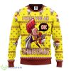 I wish you an OK Christmas Ugly Knitted Christmas Sweatshirt, Anime Xmas Sweater Product Photo 1