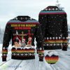 Jesus Cat Is The Reason For The Season Ugly Knitted Christmas Sweatshirt Xmas Sweater Product Photo 1