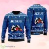 Jesus Has Your Back Jiu Jitsu Ugly Christmas Sweater Product Photo 1