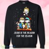 Jesus Is The Reason For The Season Christmas Peanuts Snoopy Sweatshirt Product Photo 1