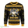 Jesus Saves Hockey Ugly Sweater Product Photo 1