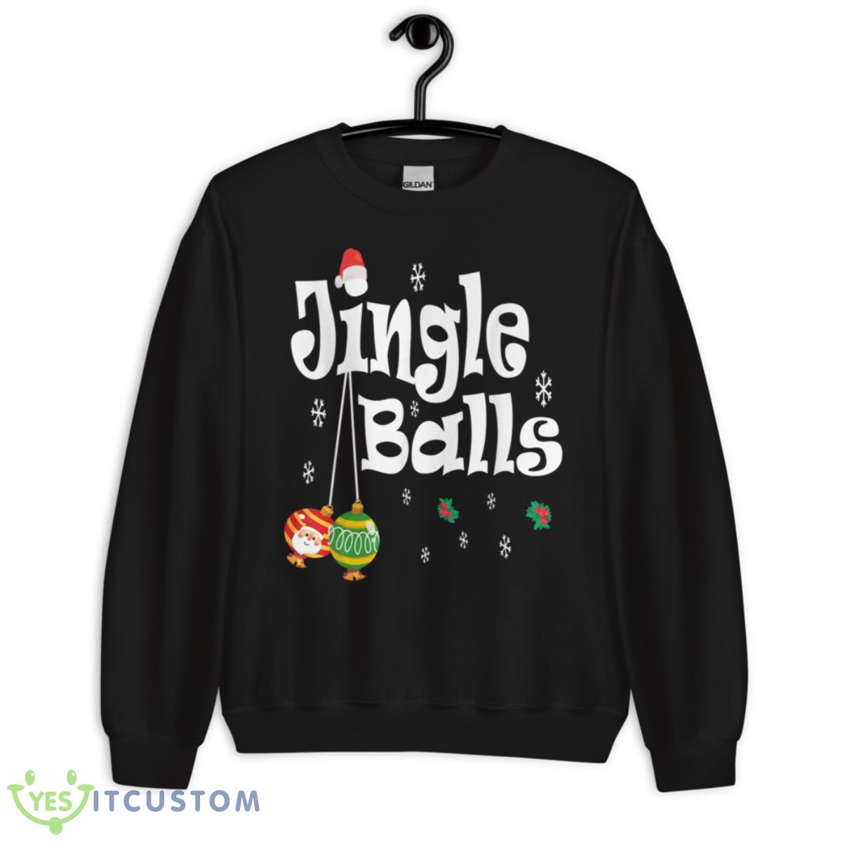 Jingle Balls Tinsel Tits Funny Christmas Matching Couple Tee Shirt 12 Jingle Balls Tinsel Tits Funny Christmas Matching Couple Tee Shirt - Unisex Crewneck Sweatshirt