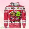 Kansas City Chiefs Baby Groot And Grinch Ugly Christmas 3D Hoodie Product Photo 1