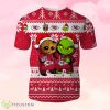 Kansas City Chiefs Baby Groot And Grinch Ugly Christmas 3D T-Shirts Product Photo 1