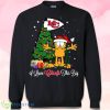 Kansas City Chiefs Garfield Christmas Sweatshirt Product Photo 1