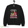 Kansas City Chiefs Merry Christmas T-shirt - G185 Unisex Heavy Blend Crewneck Sweatshirt