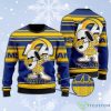Las Vegas Raiders Snoopy Football Christmas Sweater Product Photo 1