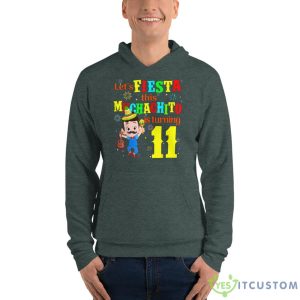 Let's Fiesta this Muchachito Is Turning 11 Mexican Birthday Shirt - Unisex Fleece Pullover Hoodie-1