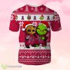 Los Angeles Angels Baby Groot And Grinch Ugly Christmas 3D T-Shirts Product Photo 1