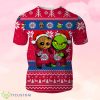 Los Angeles Clippers Baby Groot And Grinch Ugly Christmas 3D T-Shirts Product Photo 1