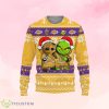 Los Angeles Lakers Baby Groot And Grinch Ugly Christmas Sweater Product Photo 1