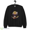Los Angeles Lakers Santa Snoopy and Woodstock 2022 Christmas Tshirt - G185 Unisex Heavy Blend Crewneck Sweatshirt