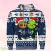 Los Angeles Rams Baby Groot And Grinch Ugly Christmas 3D Hoodie Product Photo 1