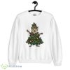 Lovely Cat Christmas Tree Merry Xmas Shirt - G185 Crewneck Sweatshirt
