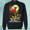 Maine Black Bears Snoopy Ugly Christmas Sweaters Santa Claus With Sleigh Sweatshirts Product Photo 1