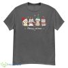 Meowy Catmas Cat Christmas Cute Kitten Cats Santa Hat Xmas Premium Shirt - G500 Men’s Classic T-Shirt-1