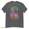 Merry and Bright Christmas Tree Rainbow Shirt - G500 Men’s Classic T-Shirt-1
