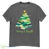 Merry And Bright Christmas Women Girls Kids Toddlers Cute Shirt - G500 Men’s Classic T-Shirt-1