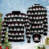 Merry Catmas All Over Printed Ugly Christmas Sweater Product Photo 1