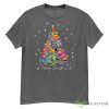 Merry Christmas Tree Love Reading Books Librarian Shirt - 500G Men’s Classic Tee Gildan-1