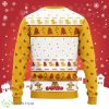 Merry Christsmas Disney Garfield And Reindeer - Yellow - All Over Print -Ugly Sweater Product Photo 1