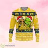 Michigan Wolverines Baby Groot And Grinch Ugly Christmas Sweater Product Photo 1