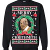 Mike Tyson Merry Chrithmith Ugly Christmas Sweatshirt Product Photo 1