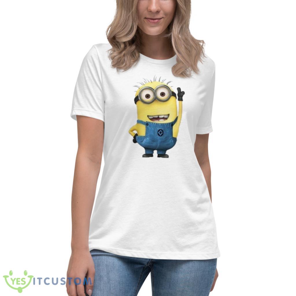 Minion Costume Cartoon Shirt 4 Minion Costume Cartoon Shirt - Women's Relaxed Short Sleeve Jersey Tee