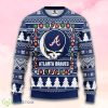 Mlb Atlanta Braves Groot Hug Christmas Ugly Sweater Product Photo 1