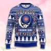 Mlb Chicago Cubs Grateful Dead Christmas Ugly Sweater Product Photo 1