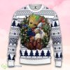 Mlb Detroit Tigers Groot Hug Christmas Ugly Sweater Product Photo 1