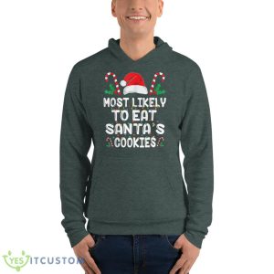Most Likely To Eat Santas Cookies Matching Family Christmas Shirt 17 Most Likely To Eat Santas Cookies Matching Family Christmas Shirt - Unisex Fleece Pullover Hoodie-1