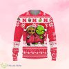 Nebraska Cornhuskers Baby Groot And Grinch Ugly Christmas Sweater Product Photo 1