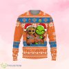 New York Knicks Baby Groot And Grinch Ugly Christmas Sweater Product Photo 1