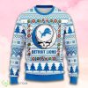 Nfl Detroit Lions Grateful Dead Christmas Ugly Sweater Product Photo 1