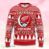 Nhl Detroit Red Wings Grateful Dead Christmas Ugly Sweater Product Photo 1