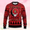 Nhl Ottawa Senators Grateful Dead Christmas Ugly Sweater Product Photo 1