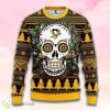 Nhl Pittsburgh Penguins Skull Flower Christmas Ugly Sweater Product Photo 1