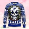 Nhl St_ Louis Blues Skull Flower Christmas Ugly Sweater Product Photo 1